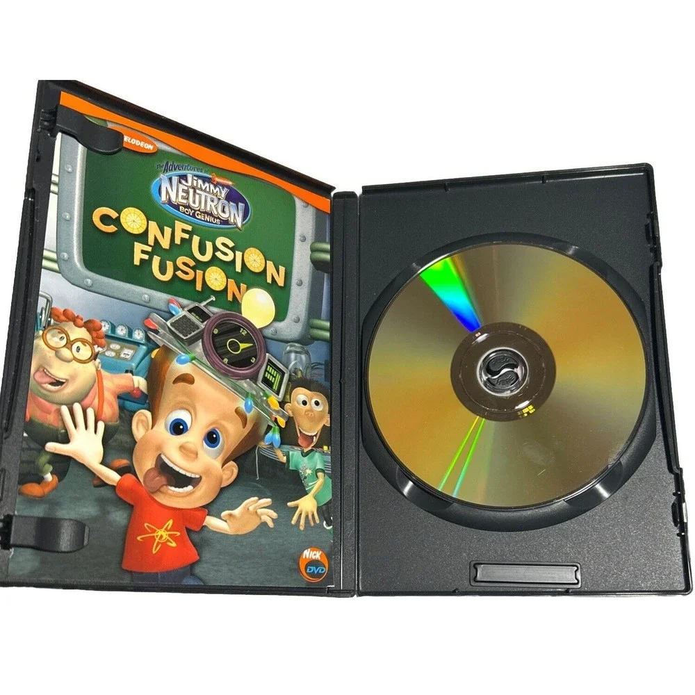 Jimmy Neutron Confusion Fusion DVD -EUC